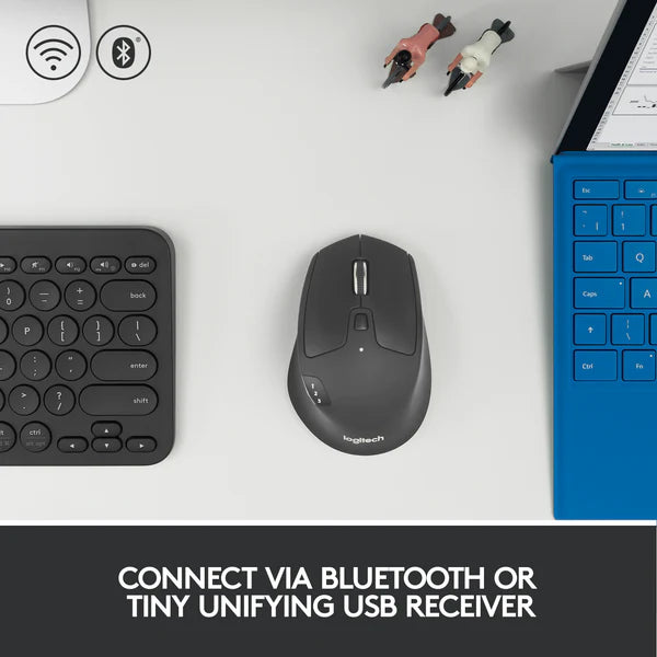 Logitech M720 Triathlon Multi-Computer Wireless Mouse - Image 3